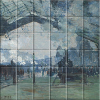 Claude Monet - Arrival of the Normandy Train (1877)