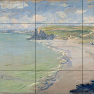 Claude Monet -Beach in Pourville (1882)