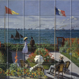 Claude Monet - Garden at Sainte-Adresse (1867)