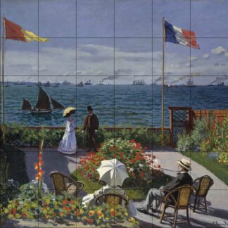 Claude Monet - Garden at Sainte-Adresse