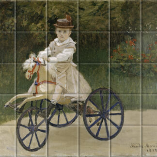 Claude Monet - Jean Monet on His Hobby Horse (1872)