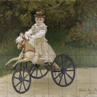 Claude Monet - Jean Monet on His Hobby Horse