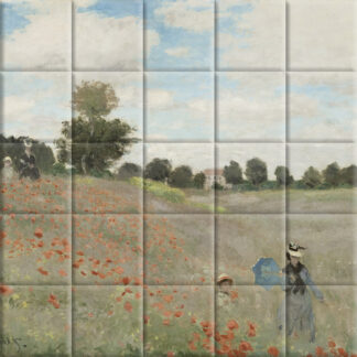 Claude Monet - Poppy fields near Argenteuil (1873)