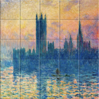 Claude Monet - The Houses of Parliament, Sunset (1903-1904)