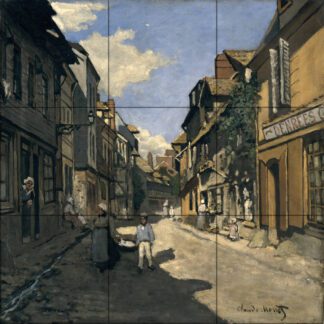 Claude Monet - The La Rue Bavolle at Honfleur II (1864)