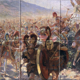 Georges Rochegrosse - Battle of Marathon (1850)