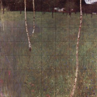 Gustav Klimt - Farmhouses With Birch Trees
