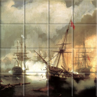 Ivan Aivazovsky - Battle of Navarino (c. 1848)
