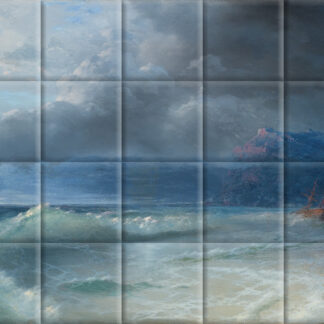 Ivan Aivazovsky - Shipwreck On a Stormy Morning (c. 1868)