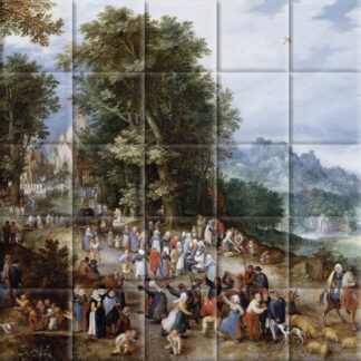 Jan Brueghel I - Flemish Fair (c. 1600–1625)