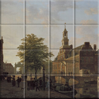 View on the Old Women's and Children's Home at the Zieken (The Hague) (c. 1830-1850)