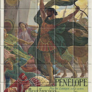 Poster for Gabriel Fauré's Pénélope (1913)