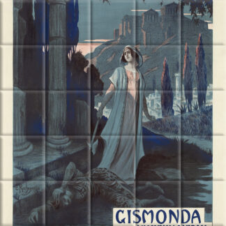 Poster for Henry Février's Gismonda (1919)