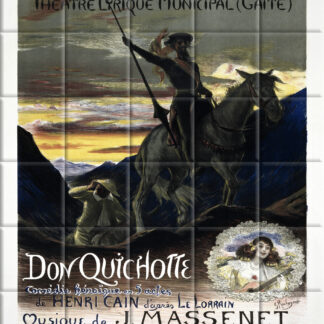 Poster for Jules Massenet's Don Quichotte (1910)