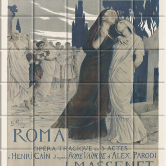 Poster for Jules Massenet's Roma (1912)