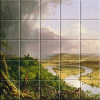 The Oxbow (View from Mount Holyoke, Northampton, Massachusetts, after a Thunderstorm) (1836)